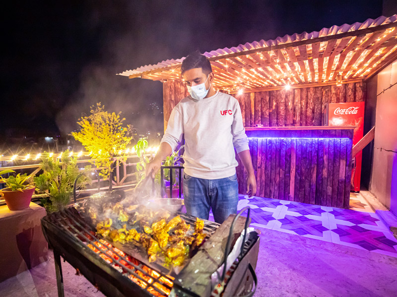 Rooftop / Terrace Live Grill